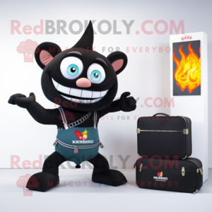 Black Fire Eater mascotte...