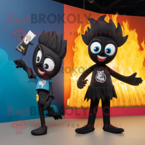 Black Fire Eater maskot...