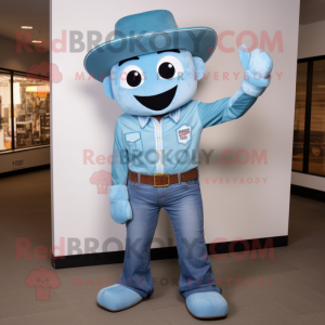 Sky Blue Chief mascotte...