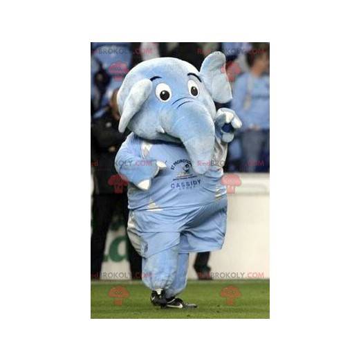 Reusachtige blauwe olifant mascotte - Redbrokoly.com