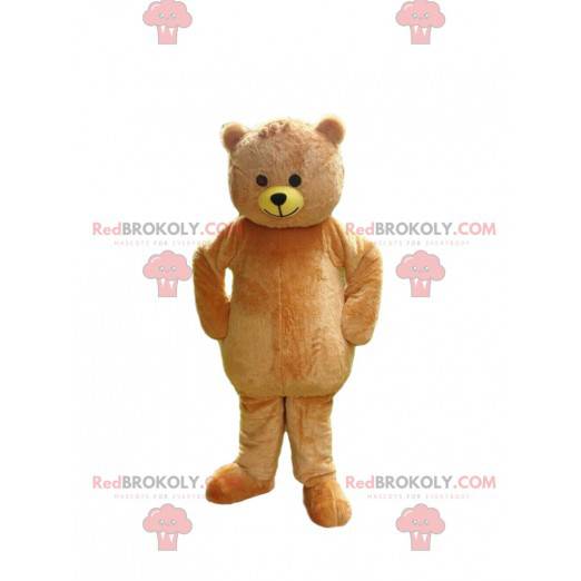 beige Teddybär Maskottchen, Teddybär Kostüm - Redbrokoly.com