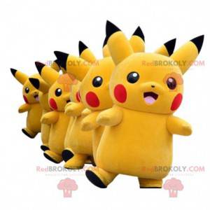 Pikachu mascot, the famous yellow manga Pokemon - Redbrokoly.com