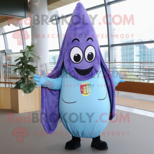 Sky Blue Aubergine mascotte...