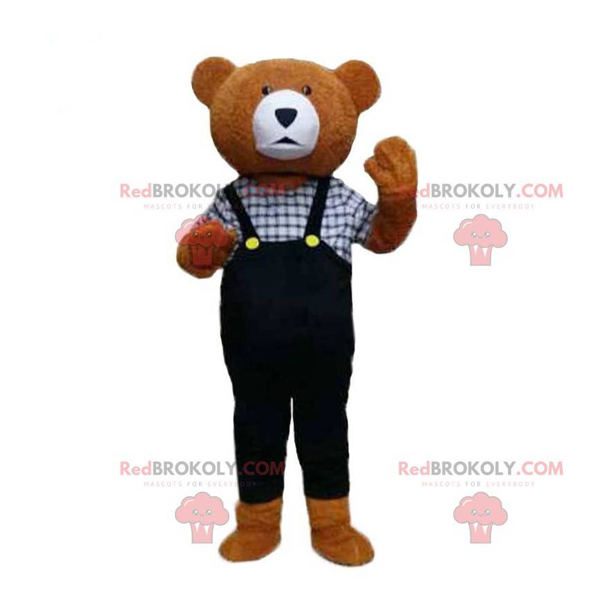 Elegant bamse maskot, bamse kostyme - Redbrokoly.com Elegant bamse maskot, bamse kostyme - Redbrokoly.com