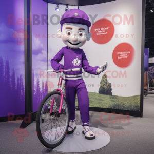 Lilla Unicyclist maskot...