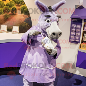 Lavender Donkey mascotte...