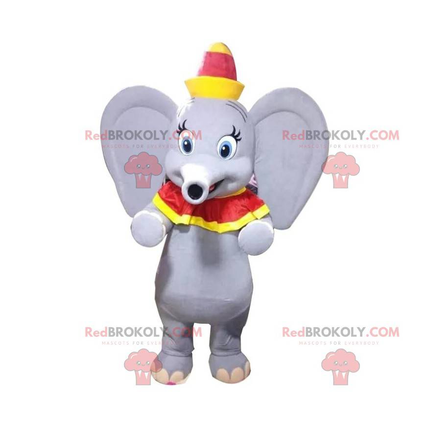 Dumbo mascot, the famous Disney cartoon elephant Sizes L (175-180CM) Dumbo mascot, the famous Disney cartoon elephant Sizes L (175-180CM)
