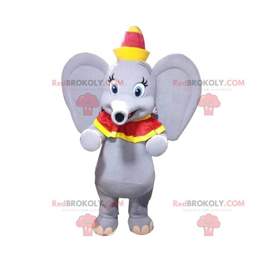 Mascote Dumbo, o famoso elefante dos desenhos animados da