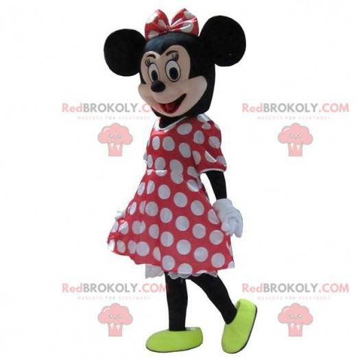 Minnie-Maskottchen, die berühmte Disney-Maus, Minnie-Kostüm -
