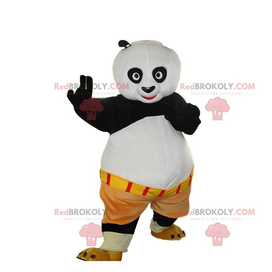 Mascot Po Ping, den berømte panda i Kung fu panda -