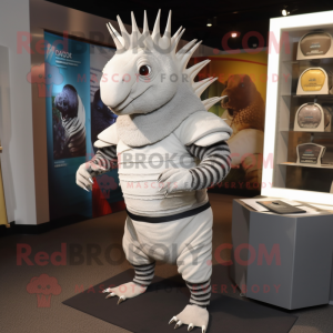 White Armadillo mascotte...