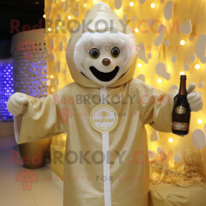  Champagne maskot kostym...
