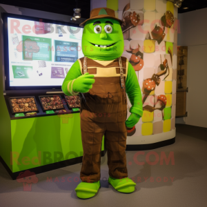 Limegrøn chokoladebar...