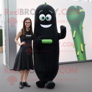 Black Courgette mascotte...