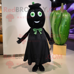 Black Courgette mascotte...