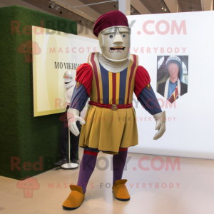 Olive Swiss Guard maskot...