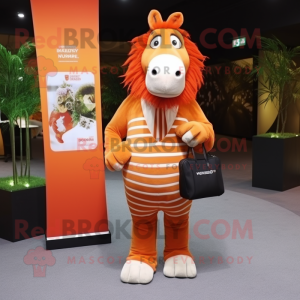 Orange Quagga maskot...