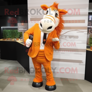 Orange Quagga maskot...