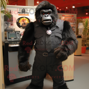 Black Gorilla mascotte...