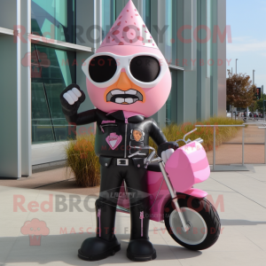 Pink Ice Cream Cone...