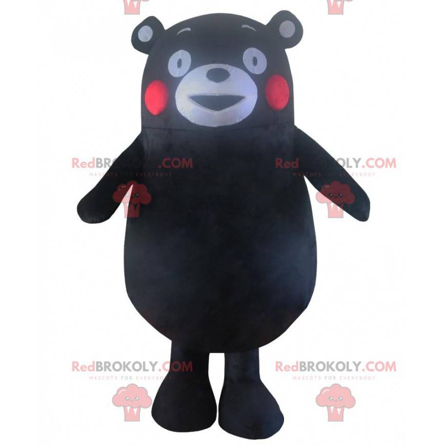 Mascote Kumamoto famoso mascote japonês, fantasia de urso -