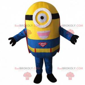 Mascot Carl, Stuart, famous Minions disguised as Superman -