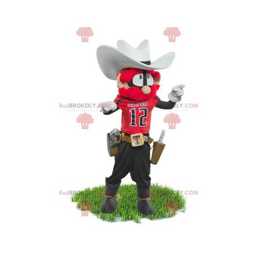 Mascotte de cow-boy de shérif - Redbrokoly.com
