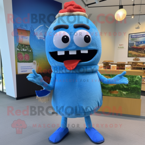 Blue Burgers maskot kostume...