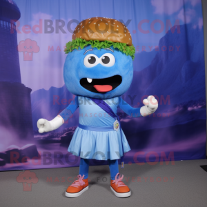 Blue Burgers maskot drakt...