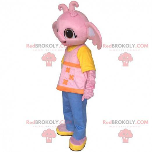 Maskottchen Sula, der rosa Elefant, Freund von Bing Bunny -