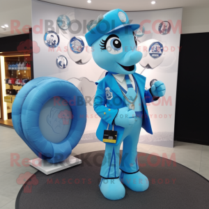 Sky Blue Horseshoe mascotte...