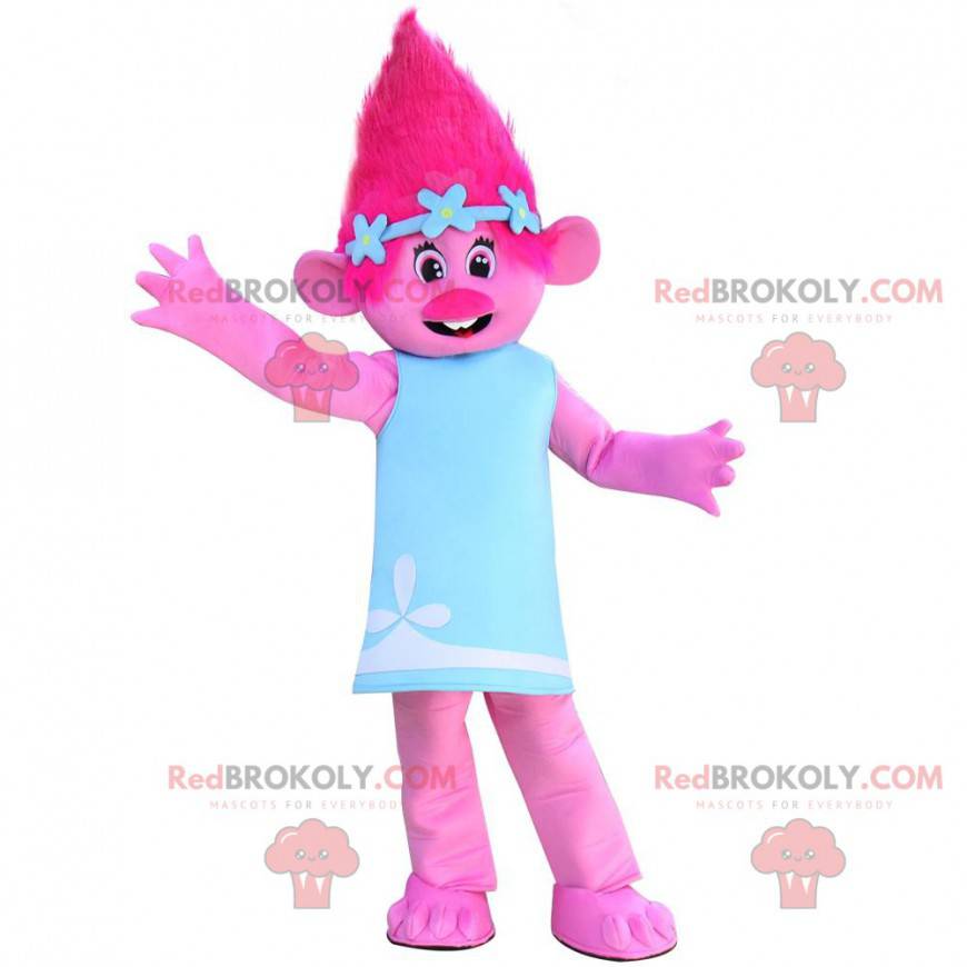 Pink troll mascot, pink creature costume - Redbrokoly.com