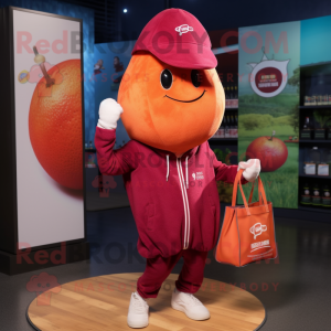 Maroon Grapefruit mascotte...