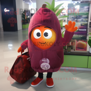 Maroon Grapefruit mascotte...