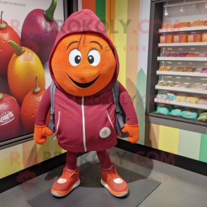 Maroon Grapefruit mascotte...