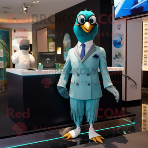 Teal Pigeon mascotte...