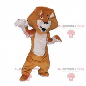 Mascot Alex, the famous lion from Madagascar cartoon -