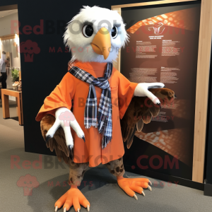 Orange Haast S Eagle maskot...