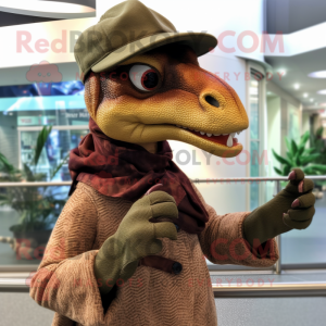  Utahraptor maskot kostume...