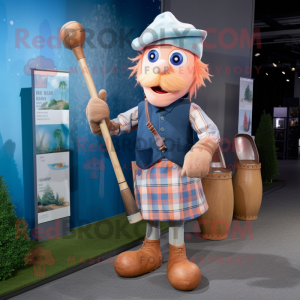 Peach Bagpipe maskot...