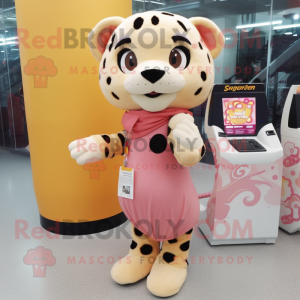 Peach Cheetah mascotte...