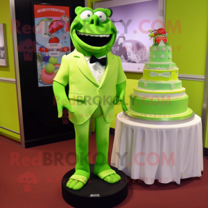 Limonkowy tort weselny w...