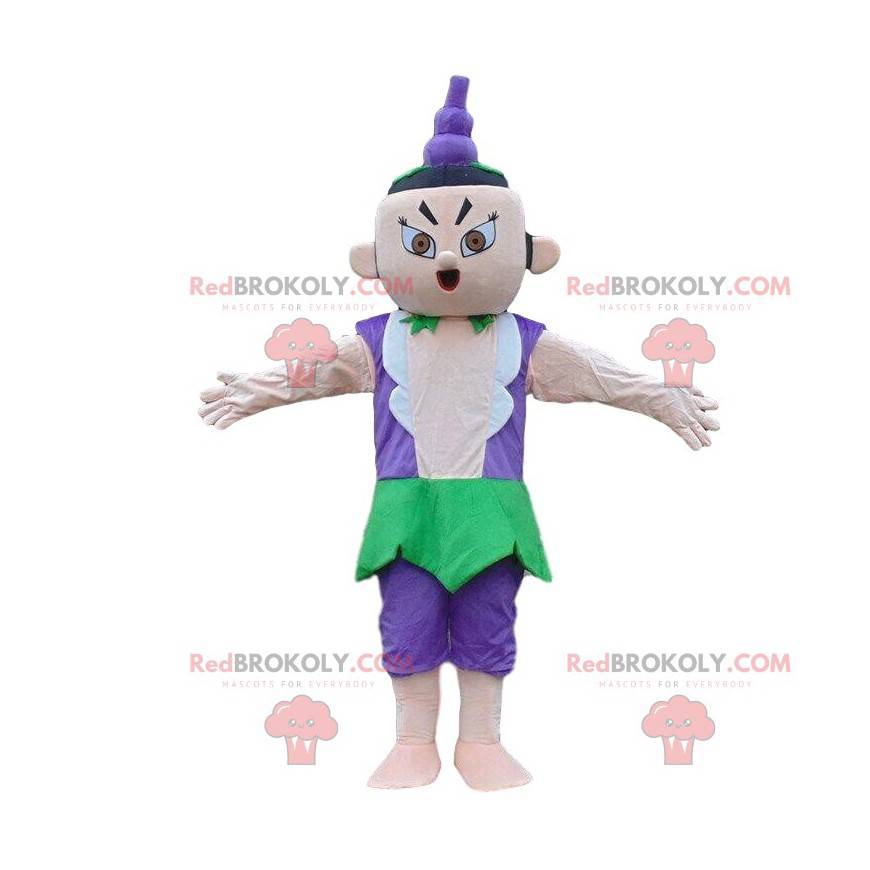 Asian man mascot, Chinese gymnast costume - Redbrokoly.com