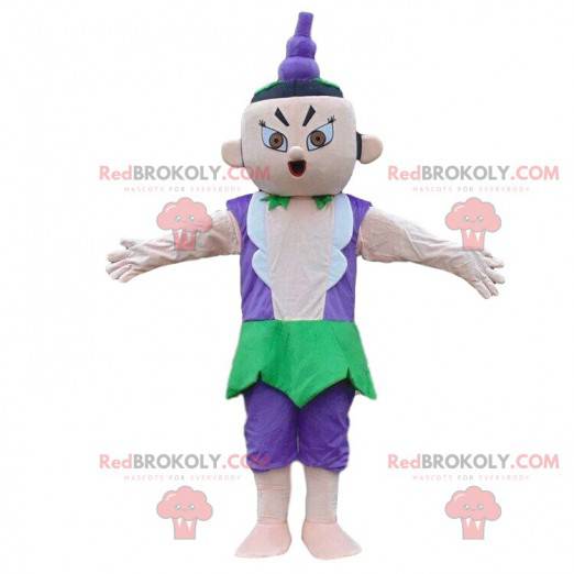 Asian man mascot, Chinese gymnast costume - Redbrokoly.com