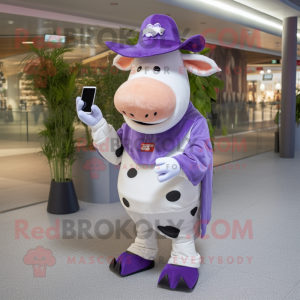 Lavender Hereford Cow...