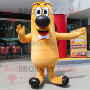 Gold Hot Dogs mascotte...