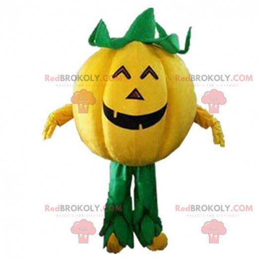 Mascotte gigante della zucca di Halloween, costume di Halloween