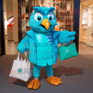 Turquoise Hawk mascotte...