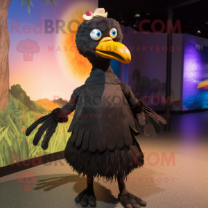 Black Dodo Bird mascotte...