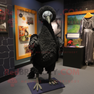 Black Dodo Bird mascotte...